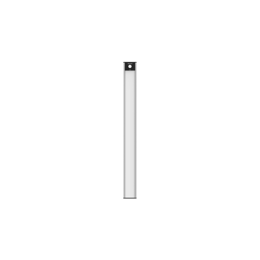 Yeelight - Éclairage de meuble à intensité variable rechargeable avec détecteur LED/2,3W/1500 mAh 4000K 40 cm argent