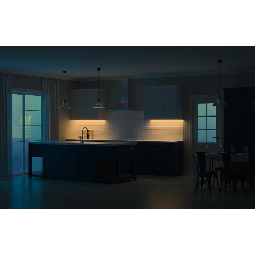 Yeelight - Réglette LED de meuble à intensité variable rechargeable avec détecteur LED/2,4W/2200 mAh 2700K 60 cm noir