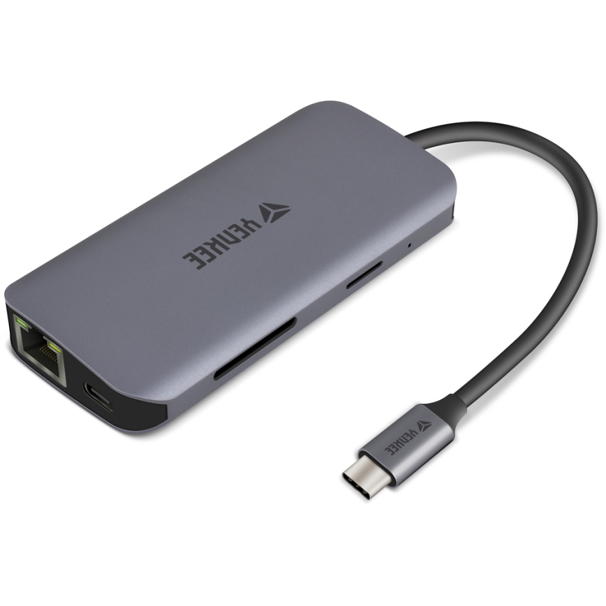 Yenkee – Adapter mit mehreren Anschlüssen 8in1 USB Typ C