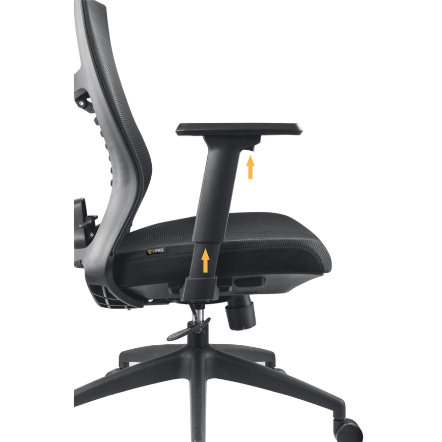 Yenkee - Chaise de bureau noire