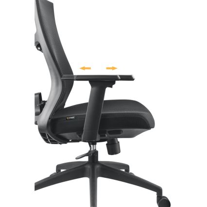 Yenkee - Chaise de bureau noire