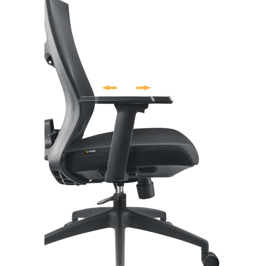 Yenkee - Chaise de bureau noire