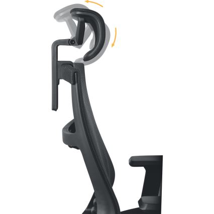 Yenkee - Chaise de bureau noire