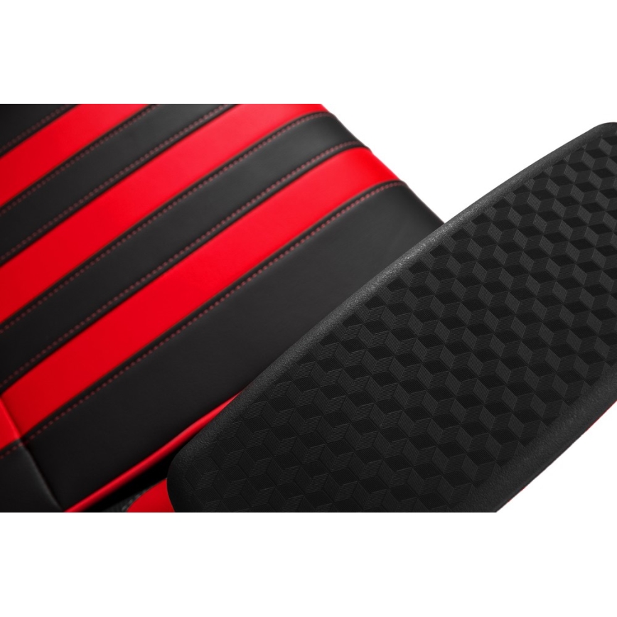 Yenkee - Chaise gaming noir/rouge