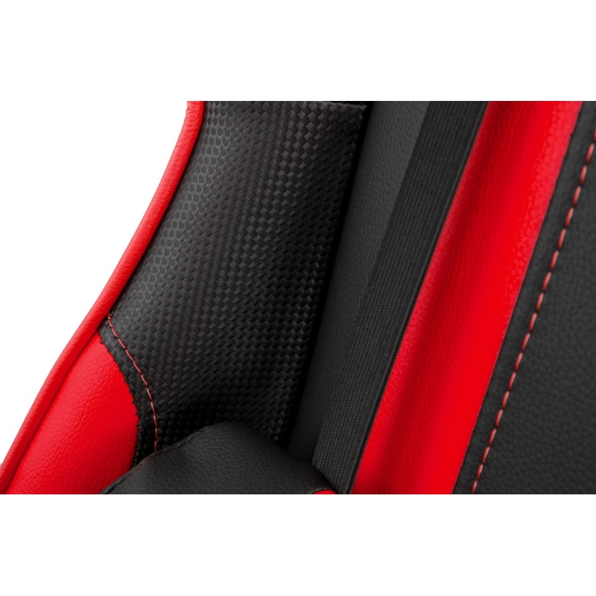 Yenkee - Sedia da gioco nera/rossa