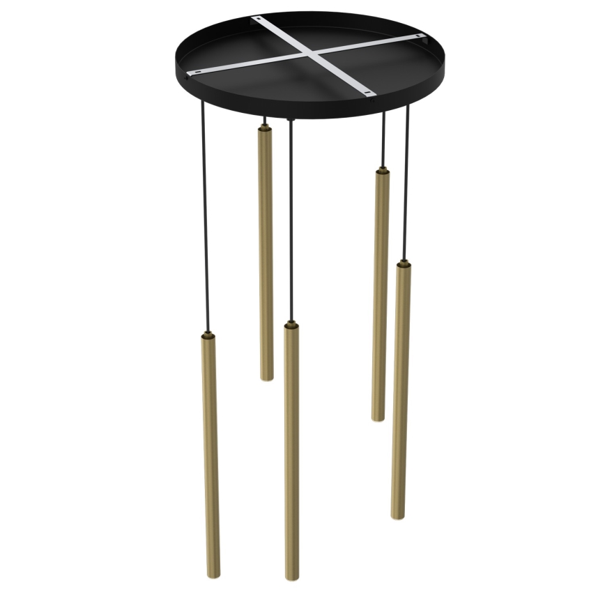 YORU Hängeleuchte an Kabel, 8xG9/8W/230V, Messing