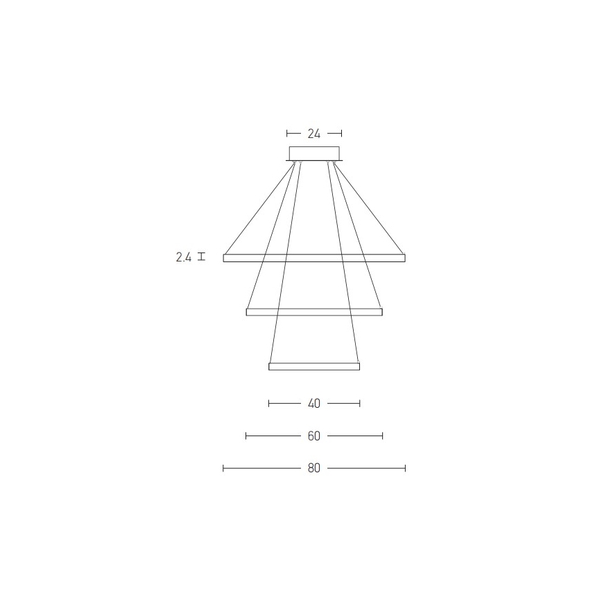 Zambelis 180031-D - Suspension filaire à intensité variable LED/135W/230V cuivre
