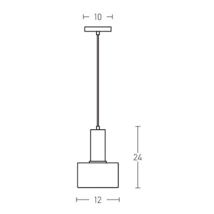 Zambelis 180051 - Suspension filaire 1xE27/40W/230V doré/rose saumon