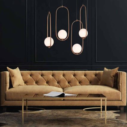 Zambelis 18143 - Lampadario a sospensione con filo 1xG9/25W/230V