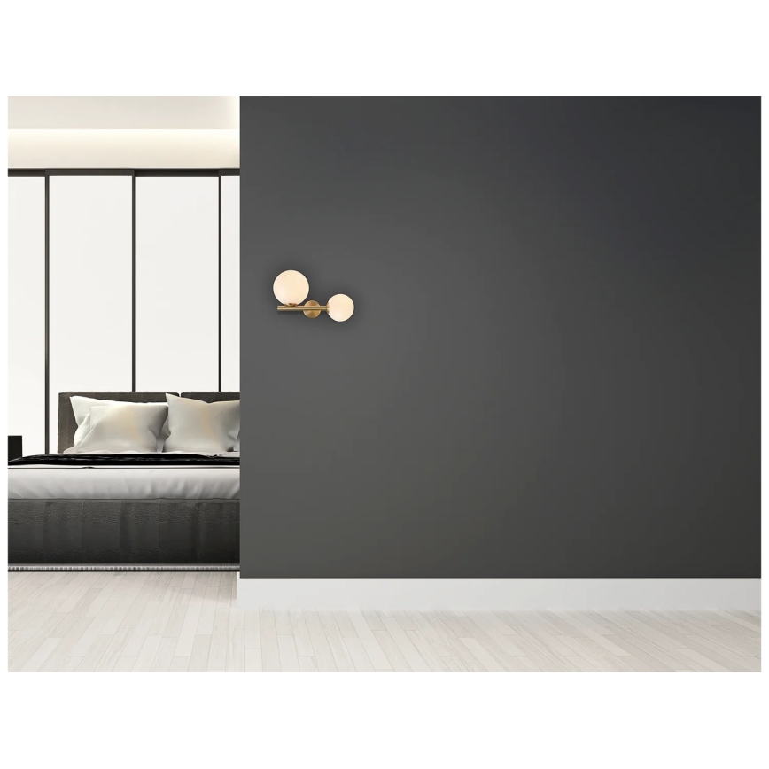 Zambelis 1995 - Lampada da parete 1xG9/7W + 1xE14/15W/230V oro