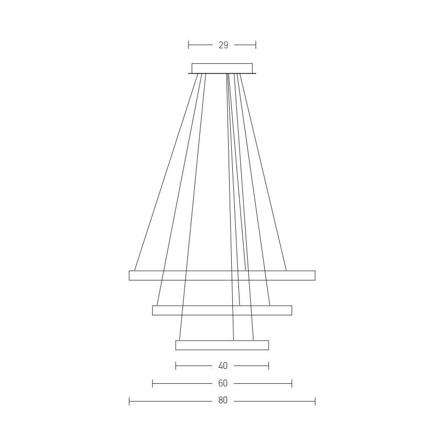 Zambelis 2009 - Lampadario a sospensione con filo LED dimmerabile LED/112W/230V oro
