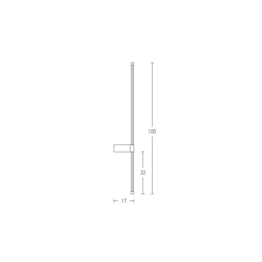 Zambelis 20117 - Applique a LED LED/20W/230V oro
