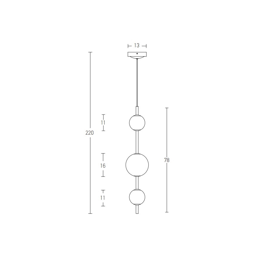 Zambelis 20132 - Lampadario LED a sospensione con filo LED/12W/230V