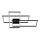 Zambelis 2020 - Lampadario a plafone LED dimmerabile LED/55W/230V nero