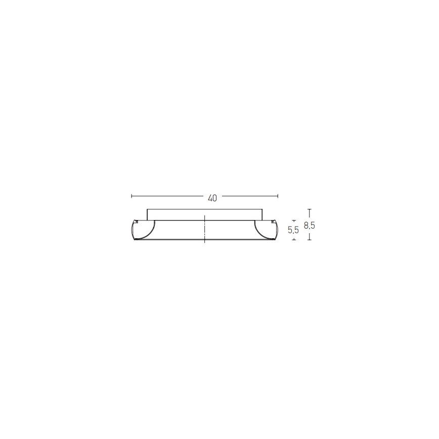 Zambelis 2040 - Plafoniera LED dimmerabile LED/30W/230V diametro 40 cm nero