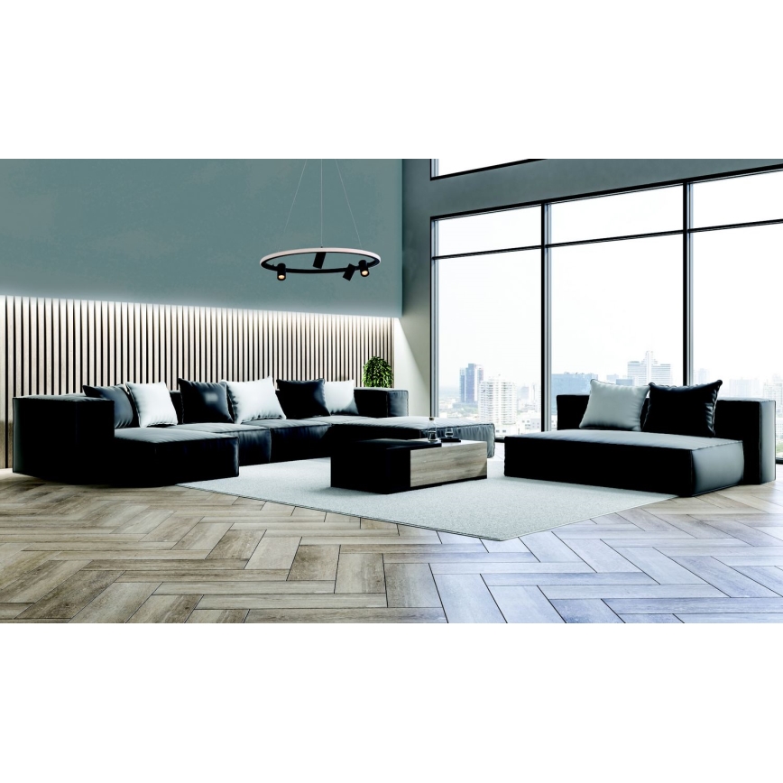 Zambelis 22013 - Lampadario a sospensione con filo LED dimmerabile LED/59W/230V diametro 79 cm nero