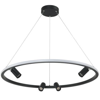 Zambelis 22013 - Lampadario a sospensione con filo LED dimmerabile LED/59W/230V diametro 79 cm nero