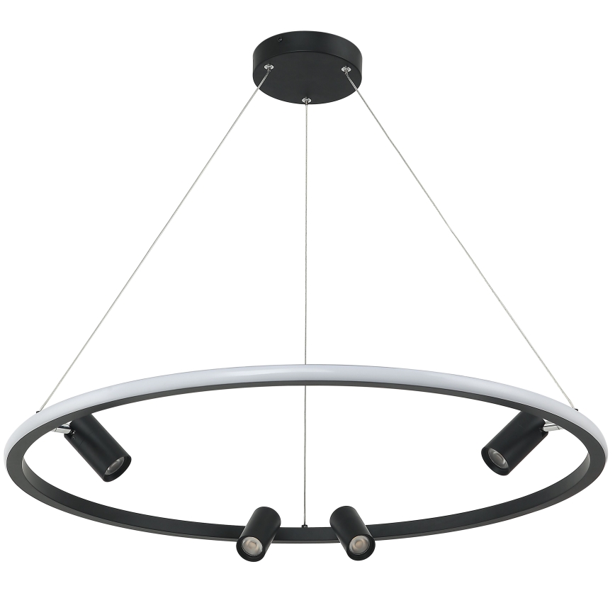 Zambelis 22013 - Lampadario a sospensione con filo LED dimmerabile LED/59W/230V diametro 79 cm nero