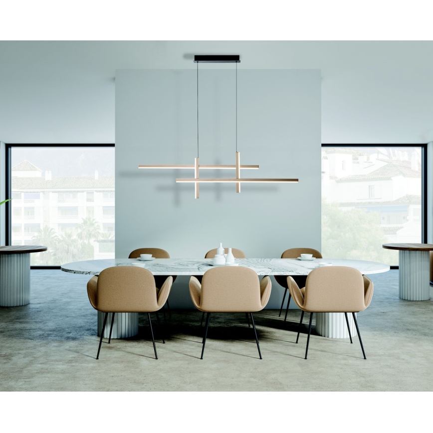 Zambelis 22022 - Lampadario a sospensione con filo LED dimmerabile LED/41W/230V oro