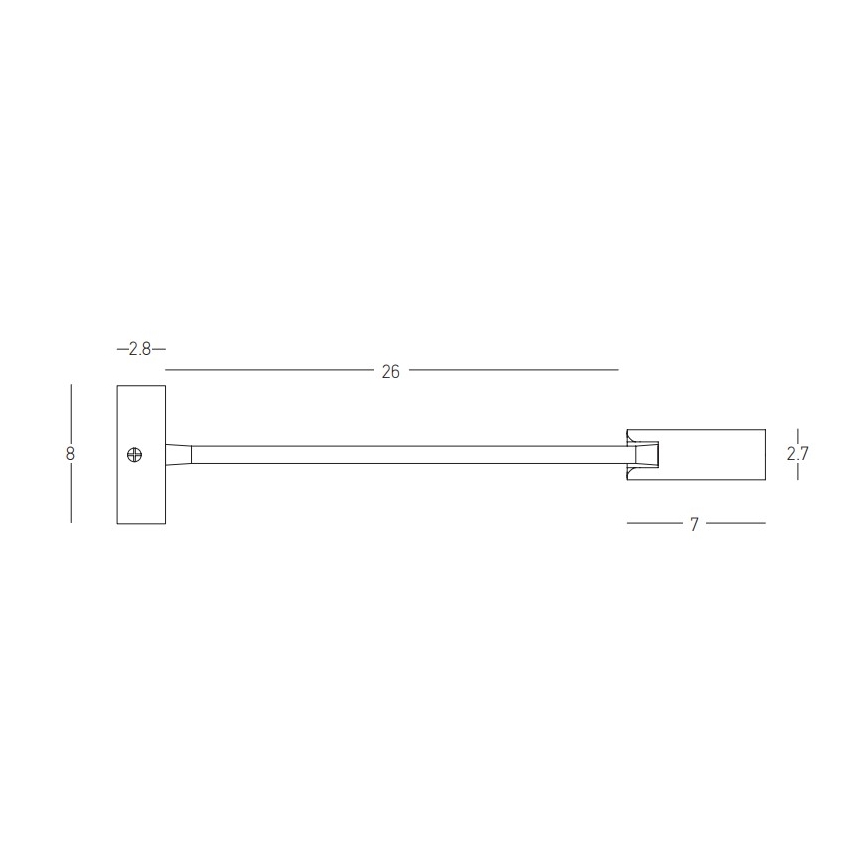 Zambelis 22050 - LED-Wandlampe LED/3W/230V CRI90 weiß