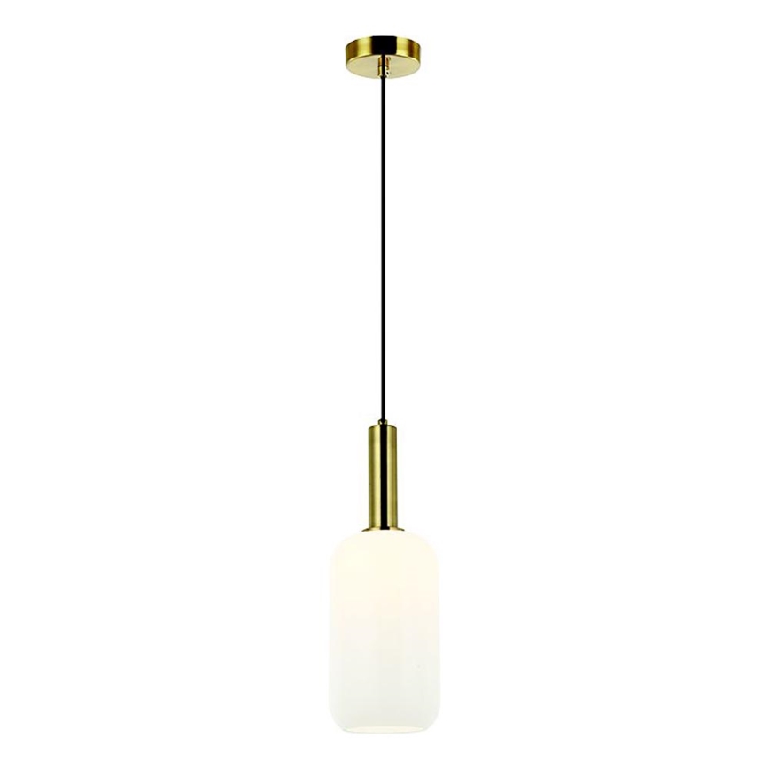 Zambelis 22070 - Lampadario a sospensione con filo 1xE27/40W/230V diametro 15 cm oro