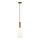 Zambelis 22070 - Lampadario a sospensione con filo 1xE27/40W/230V diametro 15 cm oro