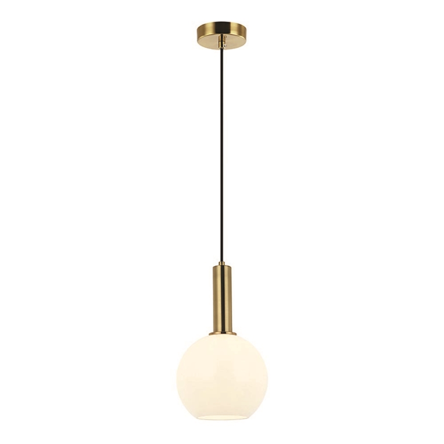 Zambelis 22071 - Hängeleuchte an Schnur 1xE27/40W/230V d 20 cm golden