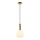 Zambelis 22071 - Lampadario a sospensione con filo 1xE27/40W/230V diametro 20 cm oro