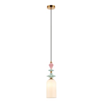Zambelis 22078 - Lampadario a sospensione con filo 1xE27/40W/230V
