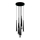 Zambelis 22113 - Lampadario a sospensione con filo LED dimmerabile 9xLED/3W/230V CRI90 nero