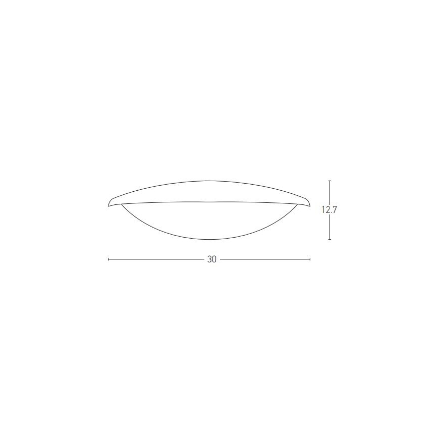 Zambelis E115 - Applique murale extérieure LED/6W/230V IP54 anthracite