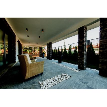 Zambelis E219 - Luce Spot da esterno 1xGU10/7W/230V IP54 nero
