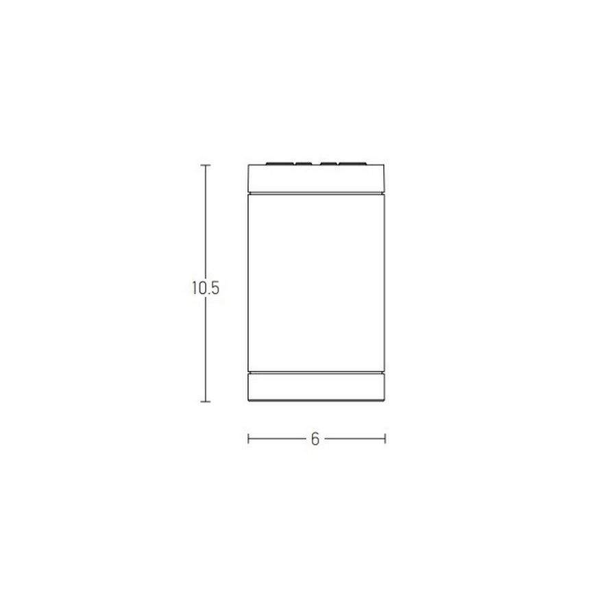 Zambelis E220 - Außenstrahler 1xGU10/7W/230V IP54 weiß