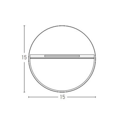 Zambelis E242-G - LED-Outdoor-Treppenbeleuchtung LED/6W/230V IP65 anthrazit