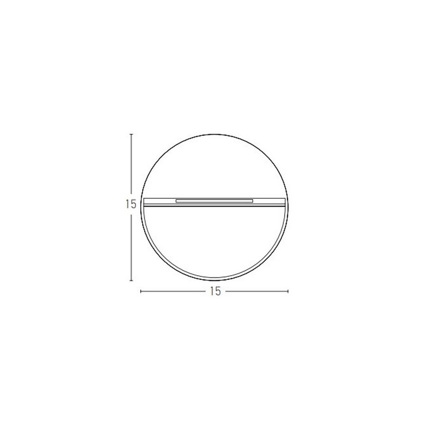 Zambelis E242-G - Spot d'escalier LED d'extérieur LED/6W/230V IP65 anthracite