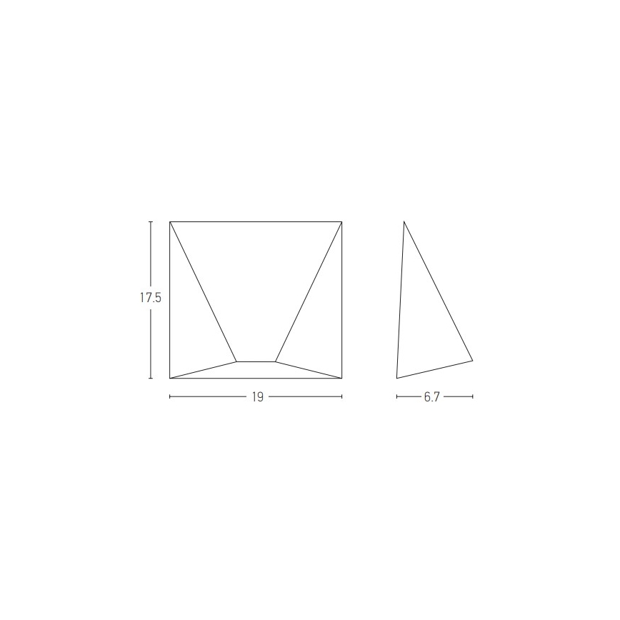 Zambelis E243 - LED-Wandleuchte für den Außenbereich LED/7W/230V IP44 anthrazit