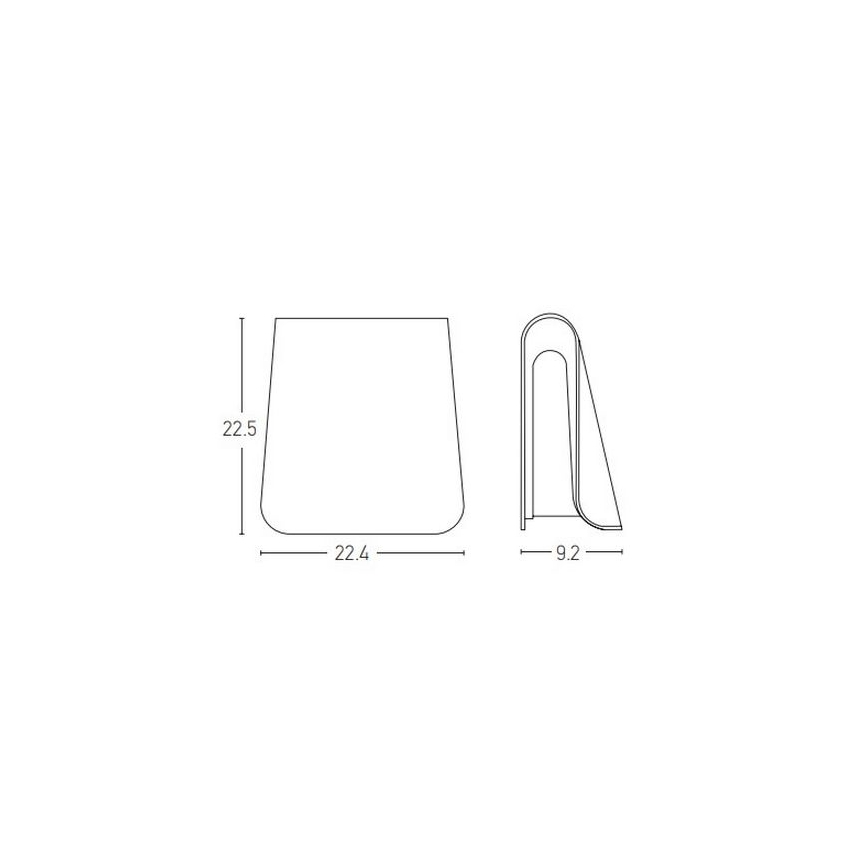 Zambelis E245 - LED-Wandleuchte für den Außenbereich LED/6W/230V IP54 anthrazit