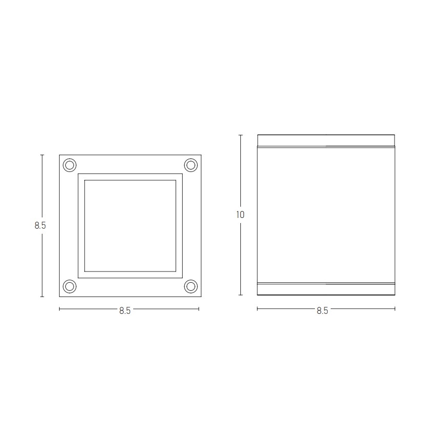 Zambelis E270 - Spot d'extérieur 1xGU10/35W/230V IP65 blanc