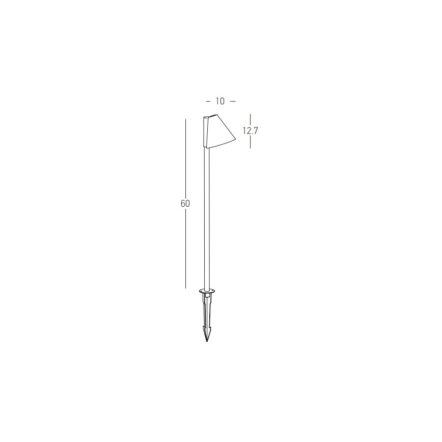 Zambelis E281 - Lampada da esterno 1xGU10/20W/230V IP65 antracite
