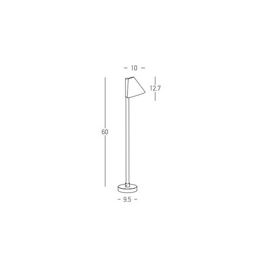 Zambelis E283 - LED-Außenleuchte LED/6W/230V IP65 anthrazit