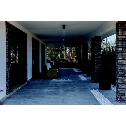 Zambelis E309 - Luce Spot da esterno 1xGU10/7W/230V IP54 nero