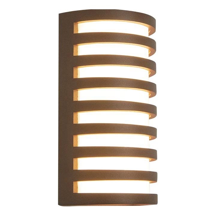 Zambelis E341 - Applique a LED da esterno LED/10W/230V 3000K IP65 marrone
