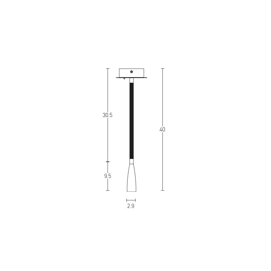 Zambelis H63 - Kleine LED-Wandlampe LED/3W/230V Messing