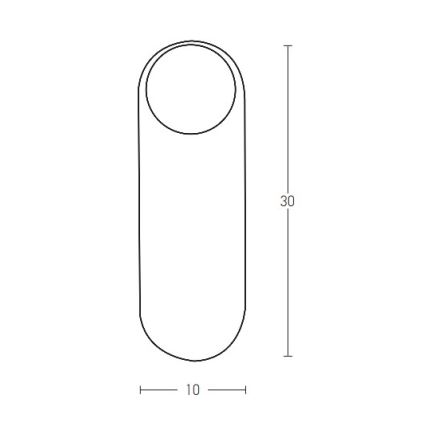 Zambelis H64 - Lampada da parete 1xG9/9W/230V oro
