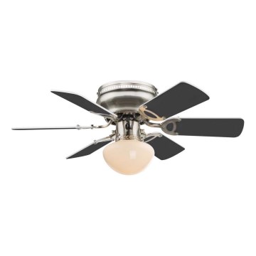 ZEVENTI - Deckenventilator GALDANA 1xE27/60W/230V grau/weiß
