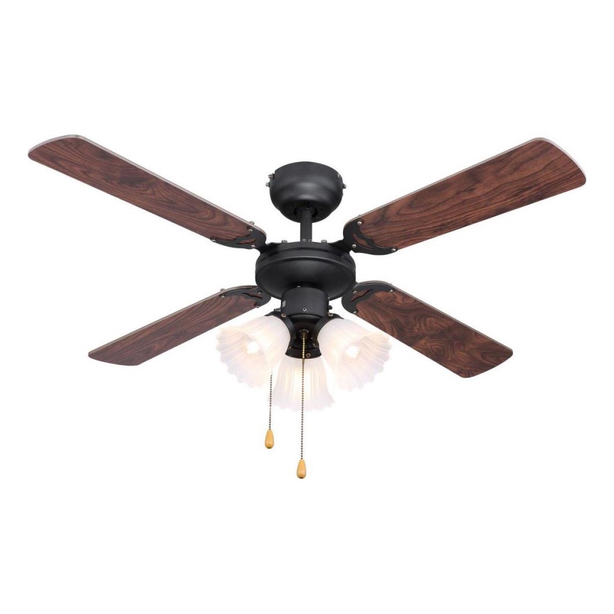 ZEVENTI - Deckenventilator ZURRIOLA 3xE27/60W/230V