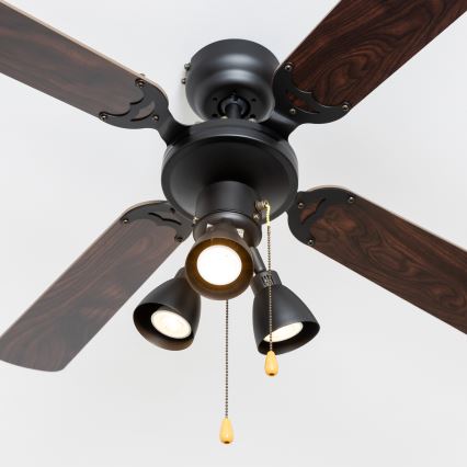 ZEVENTI - Deckenventilator ZURRIOLA 3xGU10/50W/230V