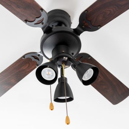 ZEVENTI - Deckenventilator ZURRIOLA 3xGU10/50W/230V