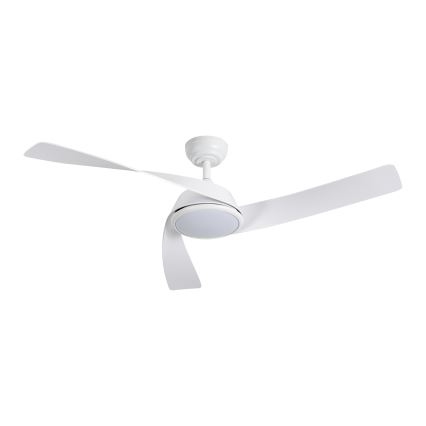 ZEVENTI - LED dimmbarer Deckenventilator AERYS LED/24W/230V 3000/4000/6000K Wi-Fi Tuya weiß + Fernbedienung
