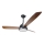 ZEVENTI - LED dimmbarer Deckenventilator ULUWATU LED/20W/230V 2700-6500K 132 cm braun + Fernbedienung